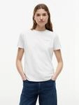 Rundhalsshirt TOMMY HILFIGER "1985 REG MINI CORP LOGO C-NK SHORT SLEEVE", Damen, Gr.