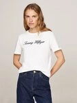 Tommy Hilfiger T-Shirt NOS SCRIPT REGULAR C-NK SHORT SLEEVE mit Rundhals und