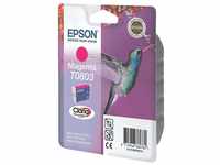 Epson T080340 Tintenpatrone (Original Druckerpatrone, magenta)
