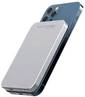 Realpower PB-5000 Magsafe Powerbank 5000 mAh Magsafe LiPo Silber 414905...