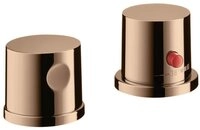 hansgrohe Wannenarmatur Axor Uno 2-Loch Wannenrandarmatur mit Thermostat...