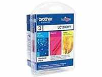 Brother LC-1100 Rainbow Pack Tintenpatrone (Packung, 3-tlg)