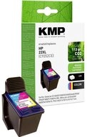 KMP C9352AE Tintenpatrone (ersetzt HP 22 (C9352A) Nr. 22, 3-farbig)