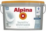 Alpina Wandfarbe Alpina Sensitiv Wohnwei&szlig; Wandfarbe 2,5 L wei&szlig;