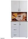 HTI-Living Hochschrank K&uuml;chenbuffet 3 Schubladen Blanca Bistro (St&uuml;ck, 1-St.,...
