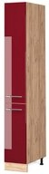 Vicco Hochschrank Fame-Line, Bordeaux Hochglanz/Goldkraft Eiche, 30 cm (1-St)