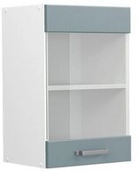 Vicco Glash&auml;ngeschrank R-Line, Blau-Grau/Wei&szlig;, 40 cm (1-St)