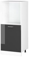 Vicco Herdumbauschrank R-Line, Anthrazit Hochglanz/Wei&szlig;, 60 cm (1-St)