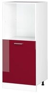 Vicco Herdumbauschrank R-Line, Rot Hochglanz/Wei&szlig;, 60 cm (1-St)