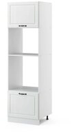 Vicco Mikrowellenumbauschrank R-Line, Wei&szlig; Landhaus/Wei&szlig;, 60 cm (1-St)