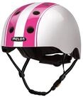Melon Fahrradhelm Double Pink White, super leicht, Magnetverschluss,