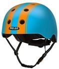 Melon Fahrradhelm Double Orange Blue (matte), super leicht, Magnetverschluss,