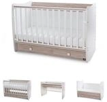 Lorelli Komplettbett Babybett Dream NEW 70 x 140 cm, umbaubar Kinderbett Schaukelbett