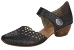 Rieker Damen Sommer Pumps schwarz 36 EU