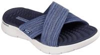 Skechers GO WALK FLEX SANDAL-BUTTERFLY BLISS Pantolette Keilabsatz, Sommerschuh,