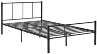 en.casa Metallbett, &raquo;Laos&laquo; 120x200 cm Schwarz Metall