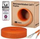 HB-DIGITAL CAT 7 Kabel Duplex Installationskabel Ethernet S/FTP LSZH AWG23