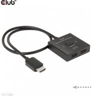 CLUB3D HDMI-Adapter HDMI zu Bidirektional, Bidirektionaler HDMI-Switch