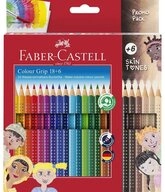 Faber-Castell Buntstift Faber-Castell Buntstift Grip Skin Tones 18+6