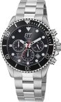 ETT Funkchronograph Professional EGS-11607-25M, Armbanduhr, Herrenuhr, Stoppfunktion,