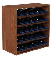 PROREGAL&reg; Weinregal VINCELLAR MOD Flaschenregal Modulares System Massivholz,