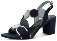 MARCO TOZZI Sandalette Blockabsatz, Riemchensandale mit verstellbarem