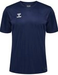hummel Trainingsshirt HMLESSENTIAL JERSEY S/S Kurzarm-Design, mit...