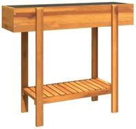 vidaXL Hochbeet Hochbeet 90x30x75 cm Massivholz