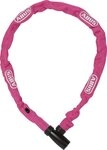 ABUS Rahmenschloss Abus Kettenschloss 1500 Web L 60 cm D 4 mm korallenrot/pink