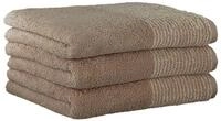 Caw&ouml; G&auml;stehandt&uuml;cher Unisex G&auml;stetuch 3er Pack Baumwolle, Frottier (Packung,