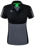 Erima Poloshirt Damen SIX WINGS Poloshirt grau|schwarz 34