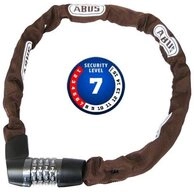ABUS Rahmenschloss Abus Kettenschloss Tresor 1385 L 85 cm D 7 mm lyriabraun