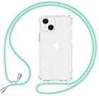 Nalia Backcover Apple iPhone 13, Klare Hybrid H&uuml;lle mit Kette / Schutzh&uuml;lle zum