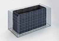 Gabiona Hochbeet Hochbeet eckig 130 cm x 60 cm x 60 cm (L x H x T),...