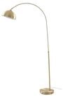 Lindby Bogenlampe Lennart, Metall, Gold / Messing IP20, 1 x 15 W LED
