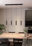 EGLO H&auml;ngeleuchte ALMUDAINA Pendellampe, Stahl, IP20, Esstischlampe,...