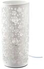 GILDE Tischleuchte GILDE Lampe Rose - wei&szlig; - H. 27cm x D. 12cm