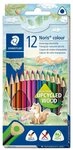 STAEDTLER Buntstift Noris&reg; Colour, (12-tlg), mit ergonomischer Softoberfl&auml;che