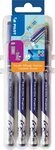 Pilot Pen Tintenroller PILOT Faserschreiber FriXion Set2Go, 4er Etui (schwarz,...