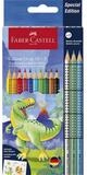 Faber-Castell Buntstift Colour Grip Special Edition 10+3 Kartonetui, mit...