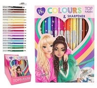 TOPModel Buntstift DEPESCHE TOPModel Buntstifte Set mit Anspitzer 18 St&uuml;ck