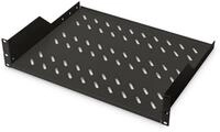 ASSMANN Netzwerkschrank DIGITUS Fachboden Schwarz bis zu 25 kg, 85x483x350 mm