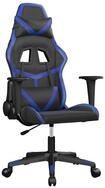 vidaXL Gaming-Stuhl Gaming-Stuhl Schwarz und Blau Kunstleder (1 St)