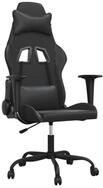 vidaXL Gaming-Stuhl Gaming-Stuhl Schwarz Kunstleder (1 St)