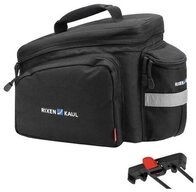 KlickFix Fahrradtasche Racktime Tasche Rackpack 2 Packtaschen schwarz