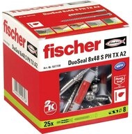 Fischer D&uuml;bel-Set Fischer 557728 DuoSeal D&uuml;bel 48 mm 8 mm 25 St.