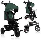 lionelo Dreirad-Kinderwagen HAARI, Elternlenkung, Zusammenklappbar, Tasche /von 18