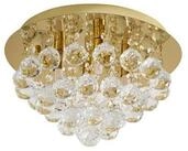 Lindby Deckenleuchten Gillion, Gold / Messing IP20, 4 x 40 W LED