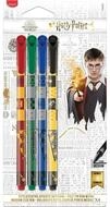 MAPED Fineliner 4 HARRY POTTER Fineliner farbsortiert 0,8 mm