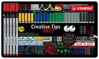 STABILO Filzstift STABILO Creative Tips ARTY Multiliner-Set CLASSIC - 30er...